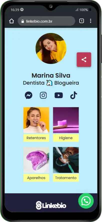 Modelo 007 Dentista Linkebio 1